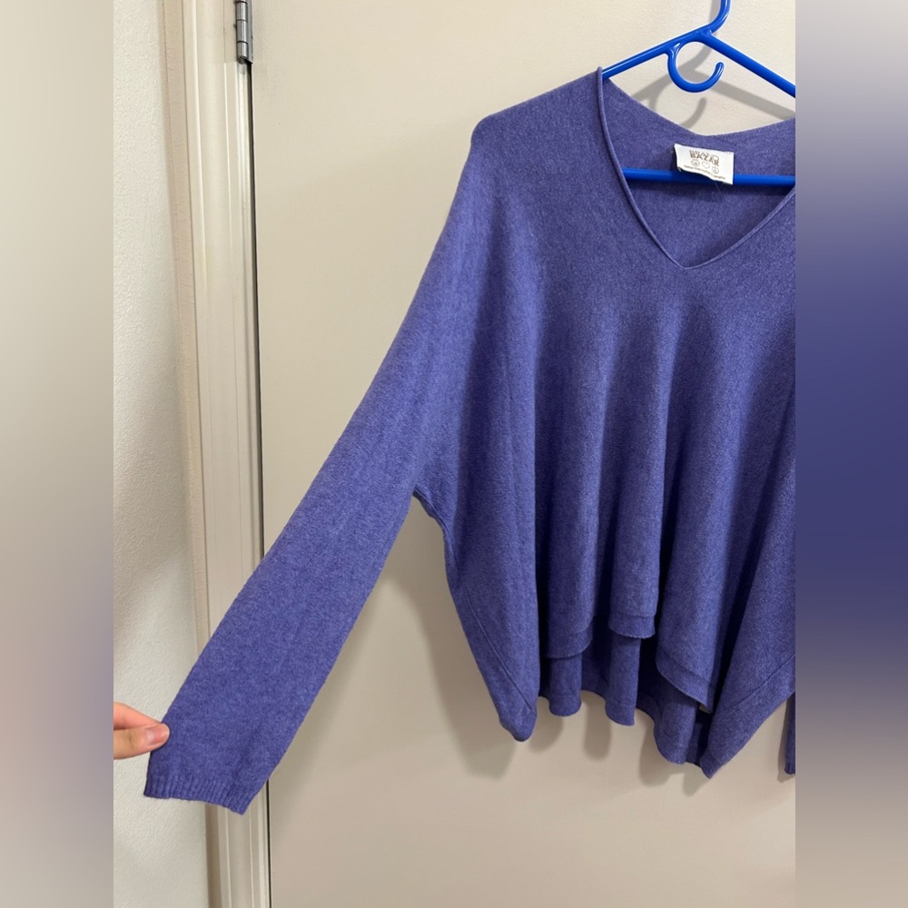 🍁Brand Bazar Purple V Neck Sweater - Picture 4 of 8